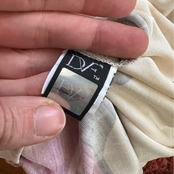 Diane Von Furstenburg silk wrap dress - new Julian two tan and pink - Picture 7 of 8